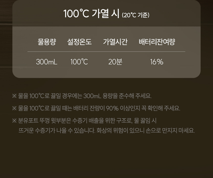 100도 염소제거 안내